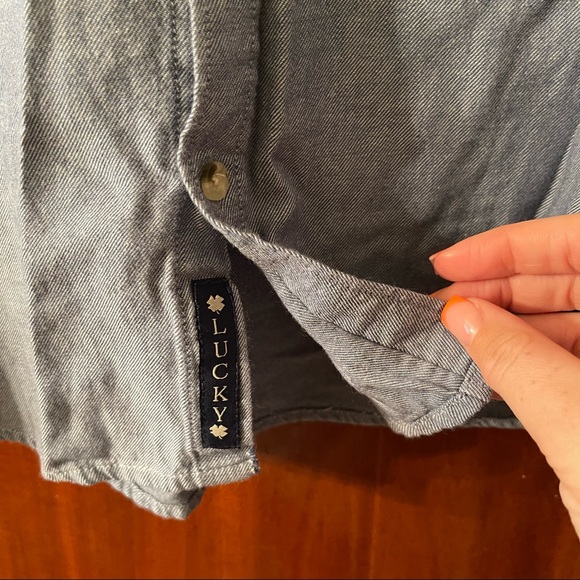 Lucky brand long sleeve denim button up - Picture 9 of 9